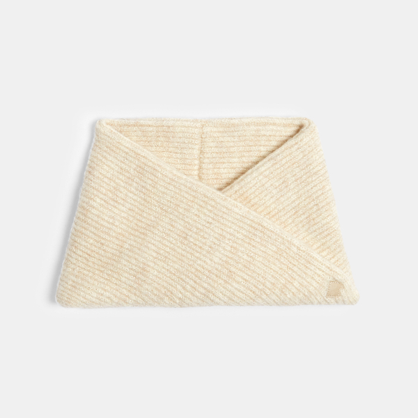 سنود كروس محبوك باللون البيج للفتيات الصغيرات